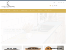 Tablet Screenshot of kingstonkrafts.com